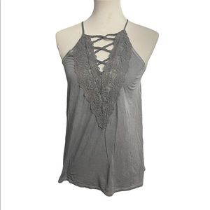 American Eagle Outfitters gray Tank Top M